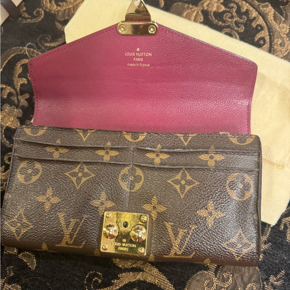 Louis Vuitton Monogrammed Cerise Pallas Long Wallet - Picture 3 of 16